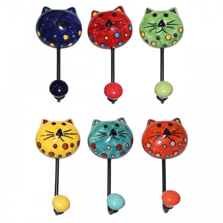Percha gato 1 pomo 6 dif.