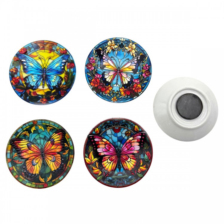 Magnetico mariposa 4 dif.
