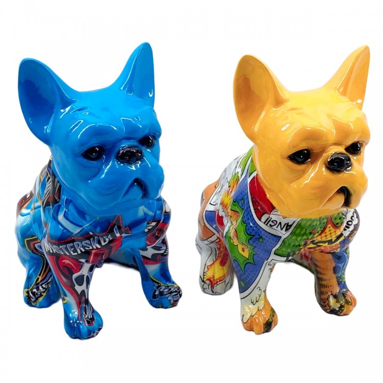 Perro bulldog peq. 2 dif.