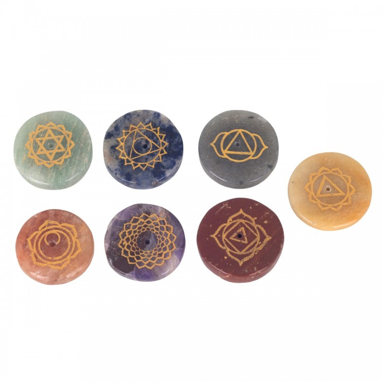 Piedra chakra 7 dif.