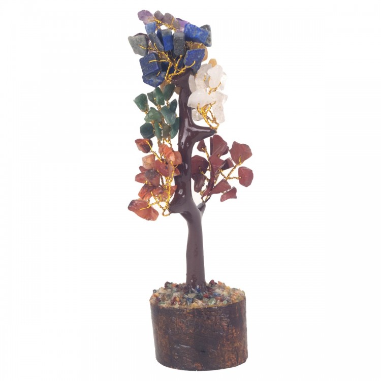 Arbol chakra piedras preciosas peq.