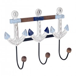 Percha ancla 3 pomos
