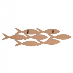 Adorno pared peces