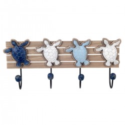 Percha tortugas 4 pomos