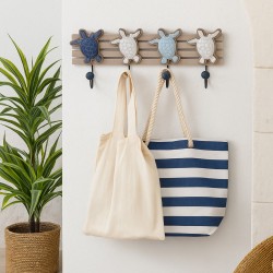 Percha tortugas 4 pomos