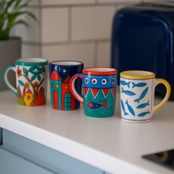 Mug 4 dif.
