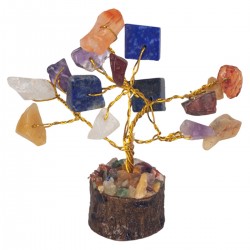 Arbol chakra piedras preciosas mini