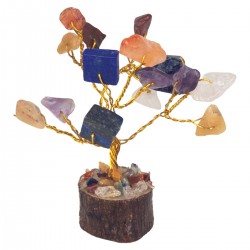 Arbol chakra piedras preciosas mini