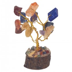Arbol chakra piedras preciosas mini