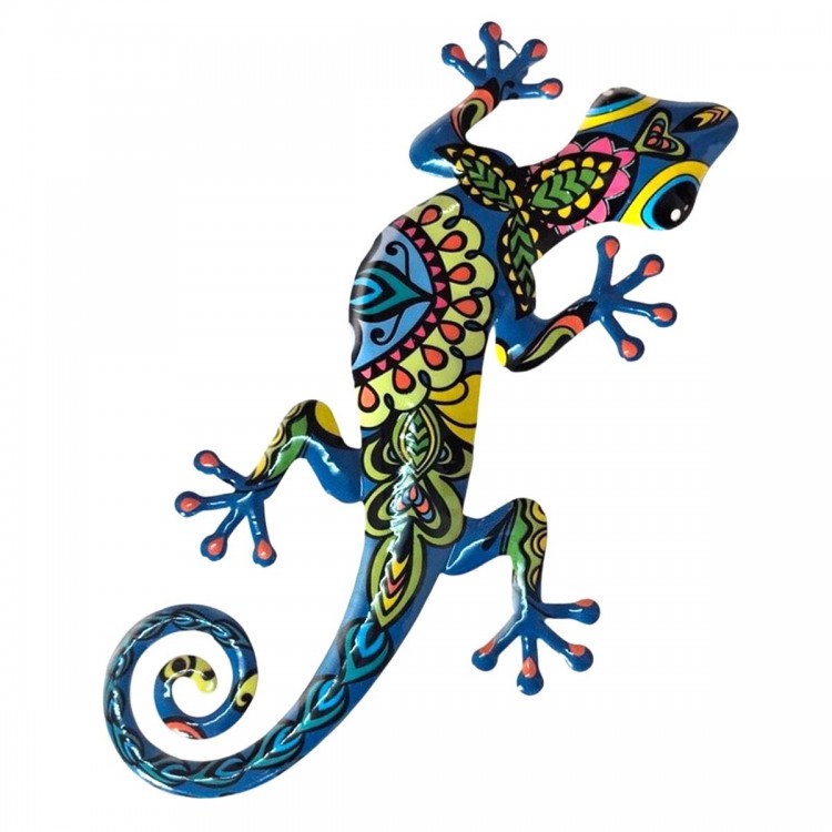 Adorno pared lagarto