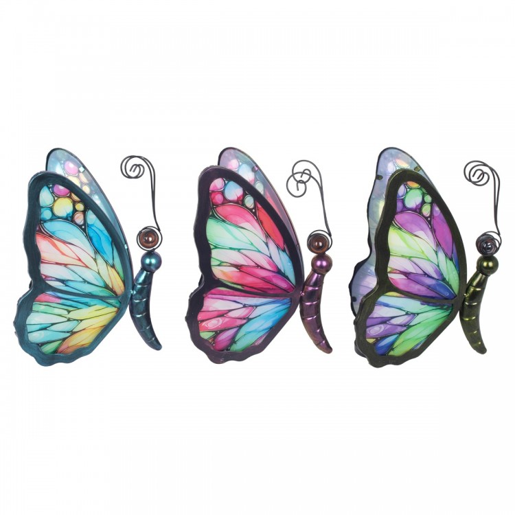 Portavelas mariposa