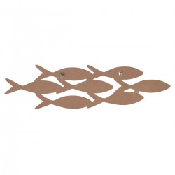 Adorno pared peces