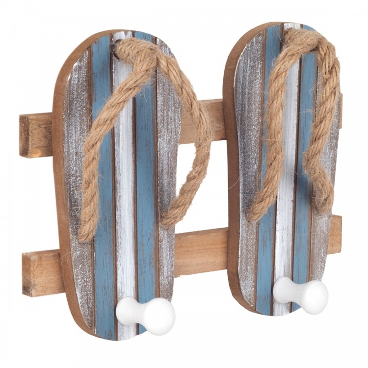 Percha chanclas 2 pomos
