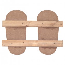 Percha chanclas 2 pomos