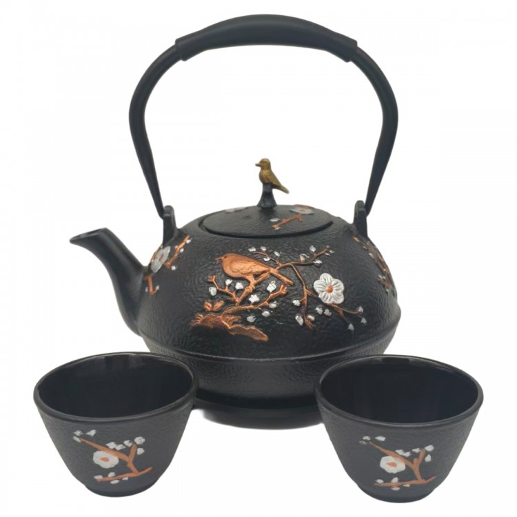Set tetera 1,2l c/salv+2vasos