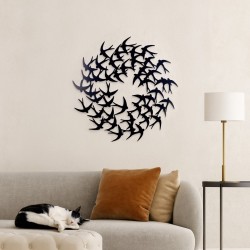 Adorno pared golondrinas 60cm.