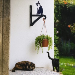Adorno pared gato