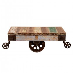 Mesa auxiliar con ruedas