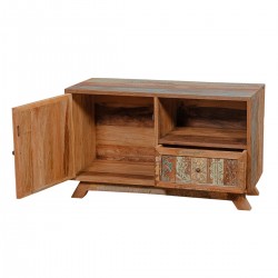 Mueble tv 1 puerta y 1 cajon 90x55cm
