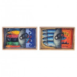S/2 bandejas sardinas