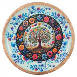 Plato arbol vida gra.