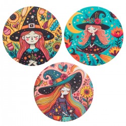 Posavasos bruja c/exp.