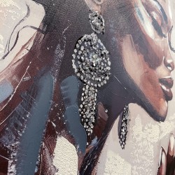 Cuadro mujer africana 70x100cm