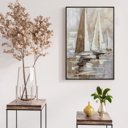 Cuadro barcos 60x90cm