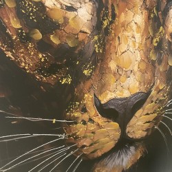 Cuadro leopardo 70x100cm