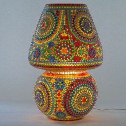 Lampara seta jumbo mosaico